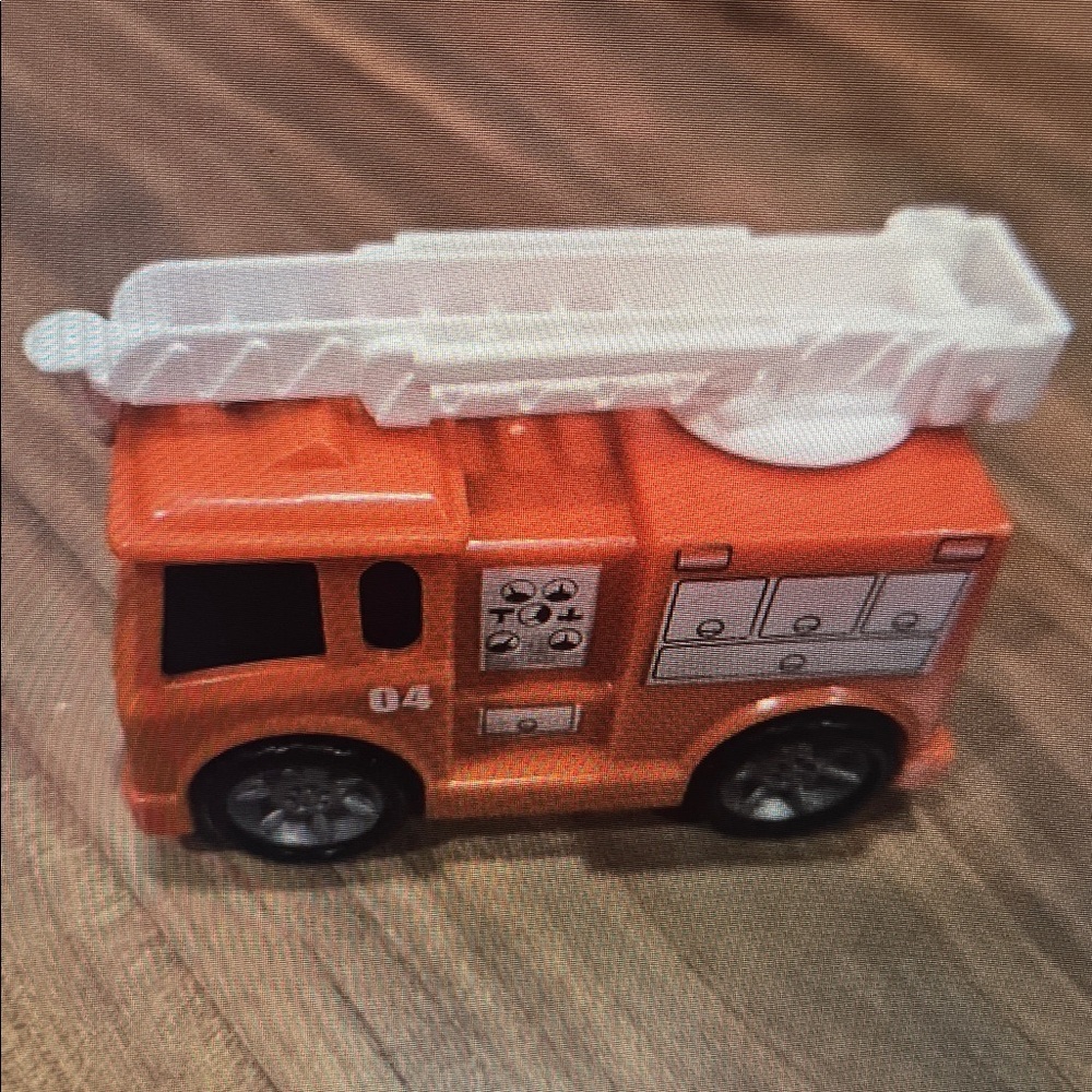 Orange Fire Truck Toy